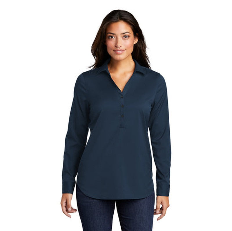NEW INSIGNIA - Port Authority ® Ladies City Stretch Tunic - River Blue Navy
