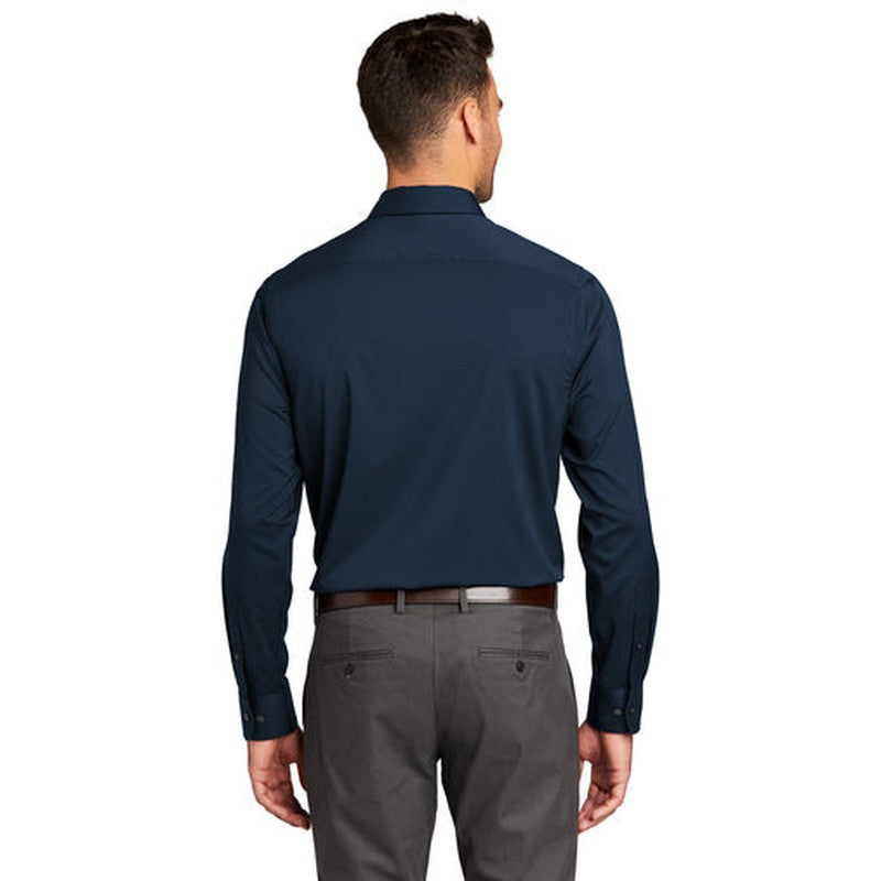 NEW INSIGNIA MEN'S - Port Authority ® City Stretch Shirt - River Blue Navy