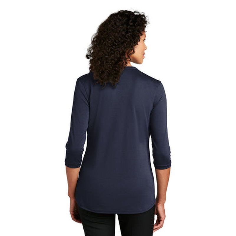 NEW INSIGNIA - Port Authority ® Ladies UV Choice Pique Henley - True Navy