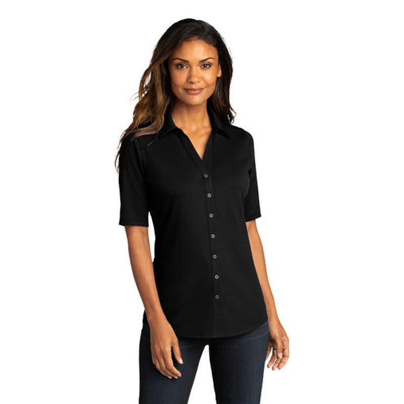 NEW INSIGNIA - Port Authority® Ladies City Stretch Top - Black