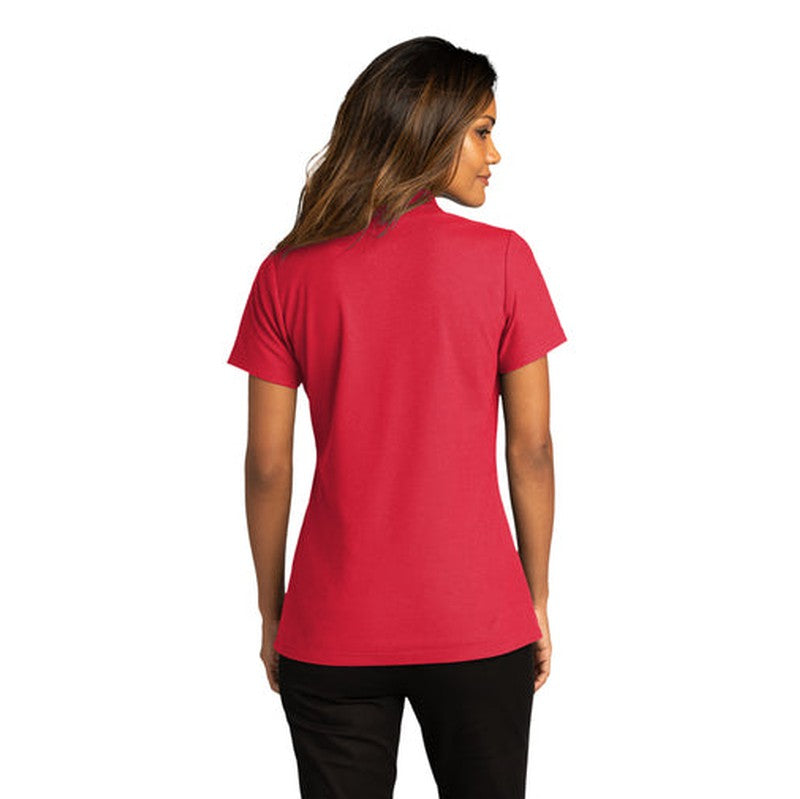 NEW INSIGNIA - Port Authority® Ladies SuperPro React™ Polo - RED