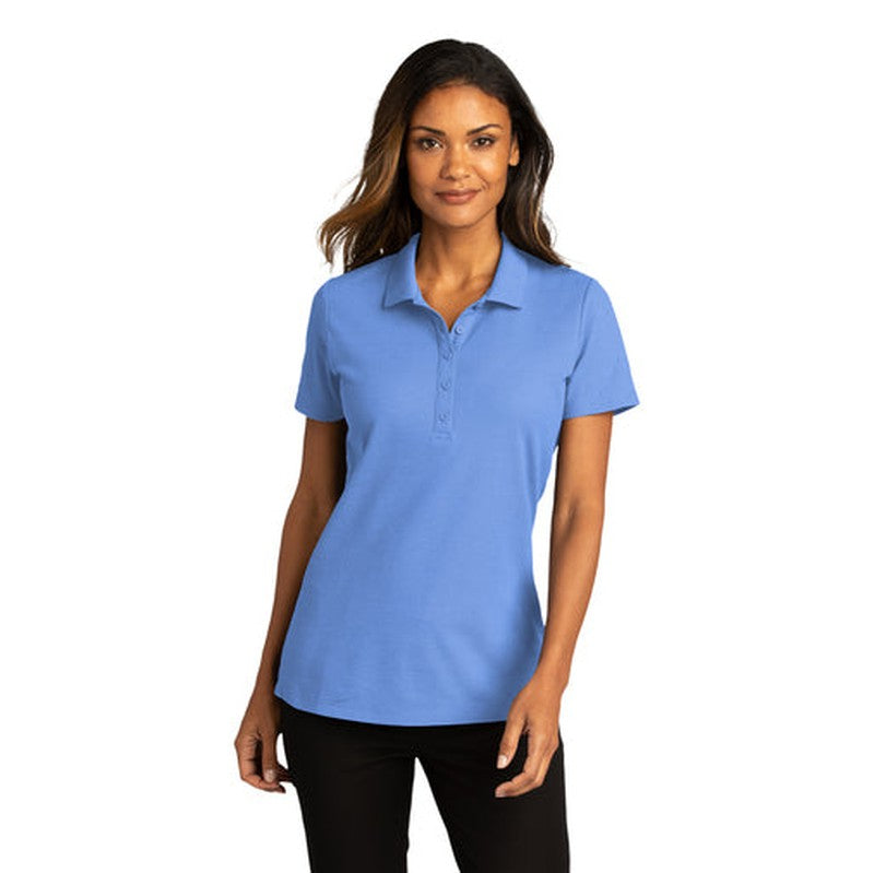 NEW INSIGNIA - Port Authority® Ladies SuperPro React™ Polo - Ultramarine Blue