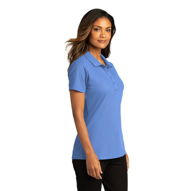 NEW INSIGNIA - Port Authority® Ladies SuperPro React™ Polo - Ultramarine Blue