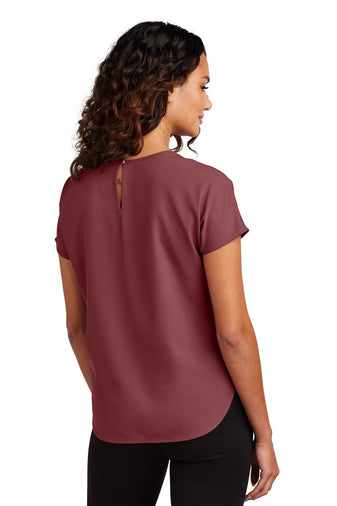 NEW INSIGNIA - Mercer+Mettle™ Women's Stretch Crepe Crew - Rosewood