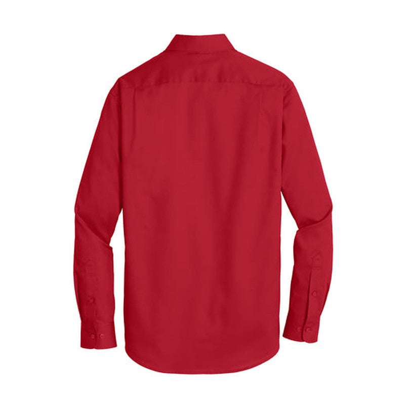 NEW INSIGNIA MEN'S Port Authority® SuperPro™ Twill Shirt - Rich Red