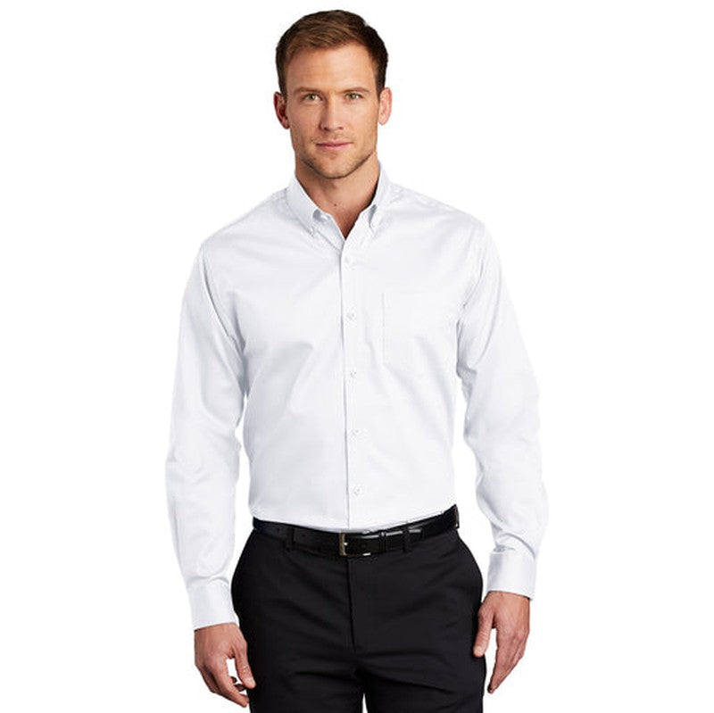 NEW INSIGNIA MEN'S - Port Authority® SuperPro™ Twill Shirt - White