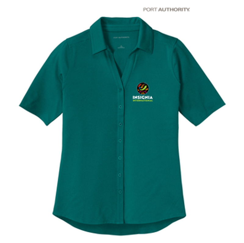 NEW INSIGNIA - Port Authority® Ladies City Stretch Top - Dark Teal