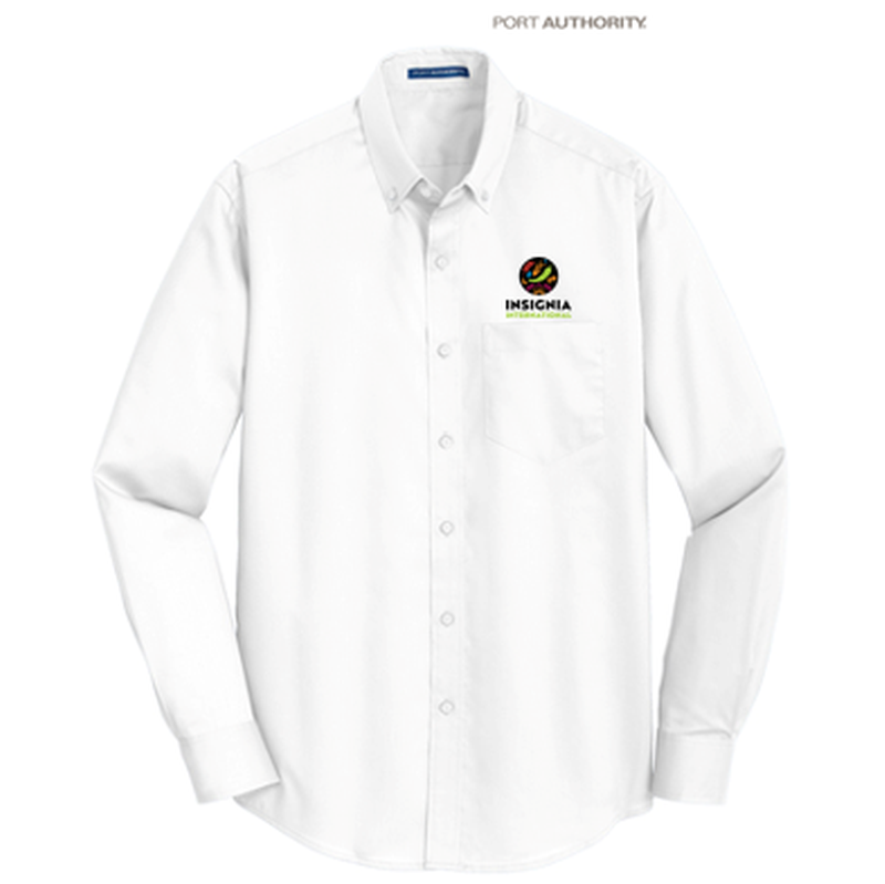 NEW INSIGNIA MEN'S - Port Authority® SuperPro™ Twill Shirt - White