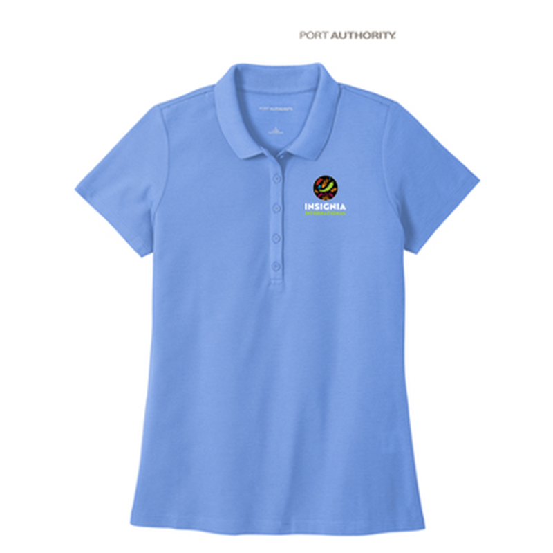 NEW INSIGNIA - Port Authority® Ladies SuperPro React™ Polo - Ultramarine Blue