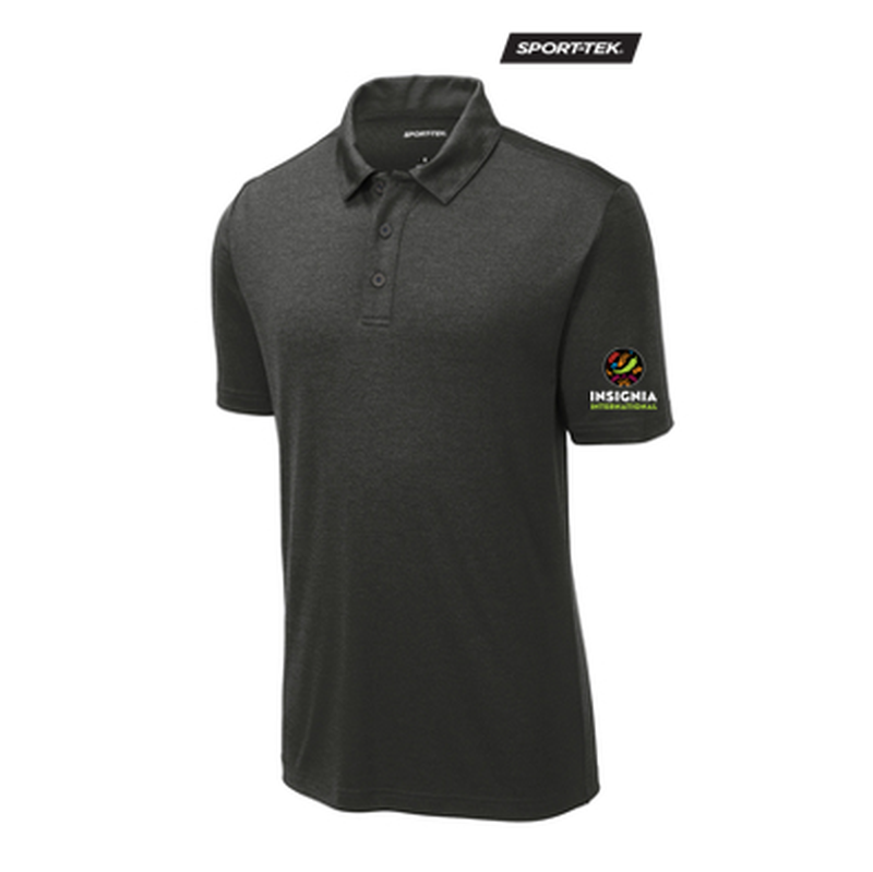 NEW INSIGNIA MEN'S - Sport-Tek ® Endeavor Polo - Black Heather