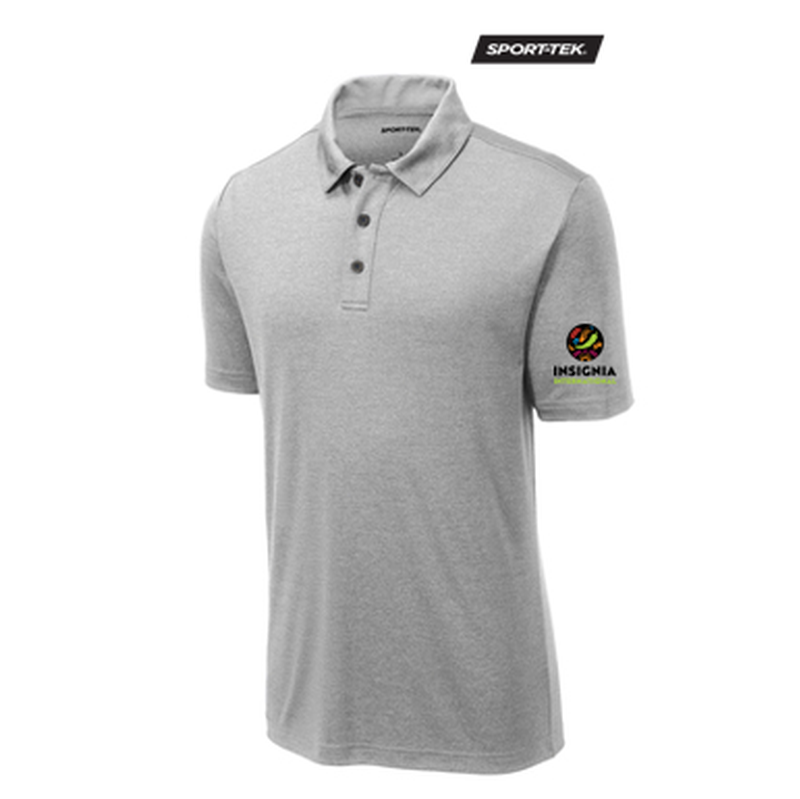 NEW INSIGNIA MEN'S - Sport-Tek ® Endeavor Polo - Light Grey Heather