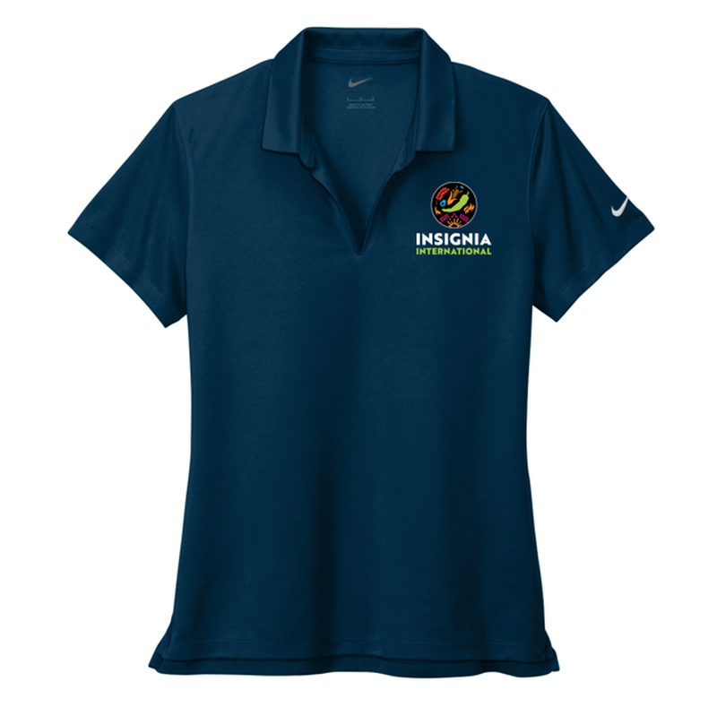 NEW INSIGNIA Ladies Nike Dri-FIT Micro Pique Polo - NAVY