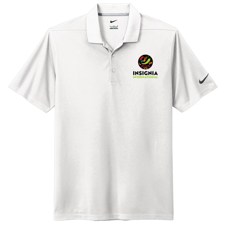 NEW INSIGNIA Nike Dri-FIT Micro Pique Polo - White