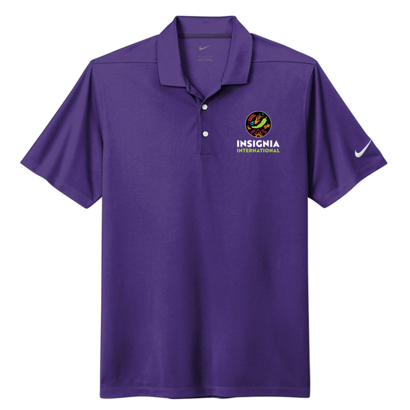 NEW INSIGNIA Nike Dri-FIT Micro Pique Polo - Purple