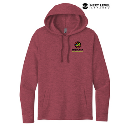 NEW INSIGNIA - Next Level™ Unisex PCH Fleece Pullover Hoodie - Heather Cardinal