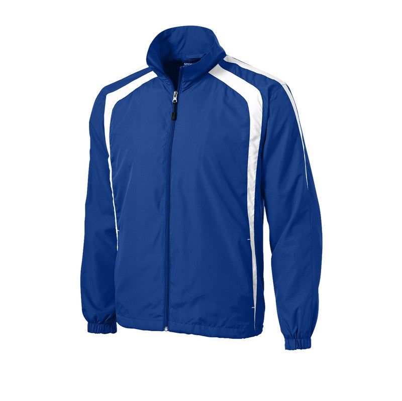 NEW INSIGNIA MEN'S - Sport-Tek® Colorblock Raglan Jacket - True Royal/White