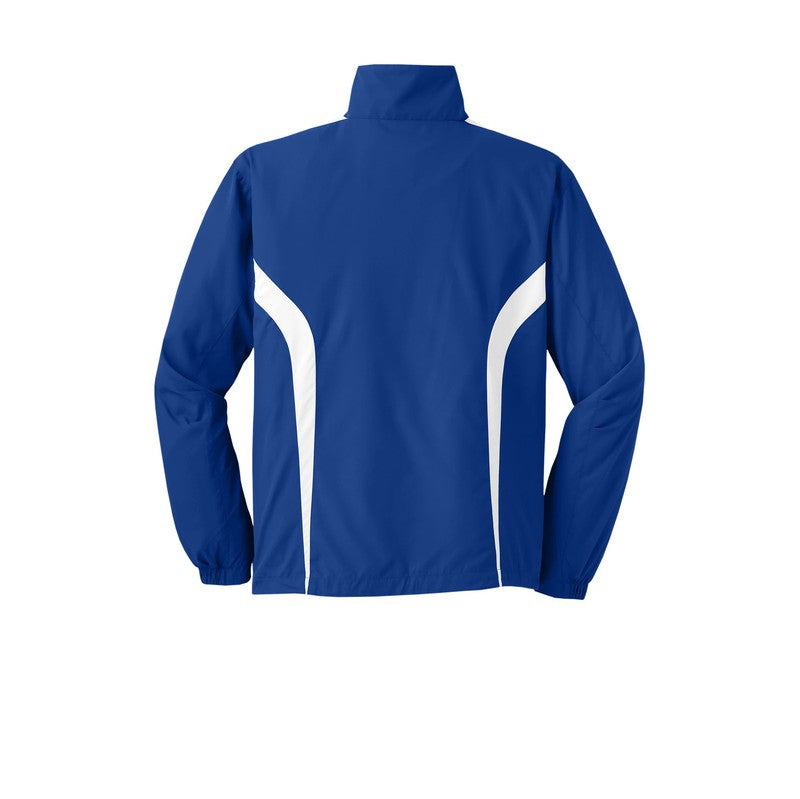 NEW INSIGNIA MEN'S - Sport-Tek® Colorblock Raglan Jacket - True Royal/White